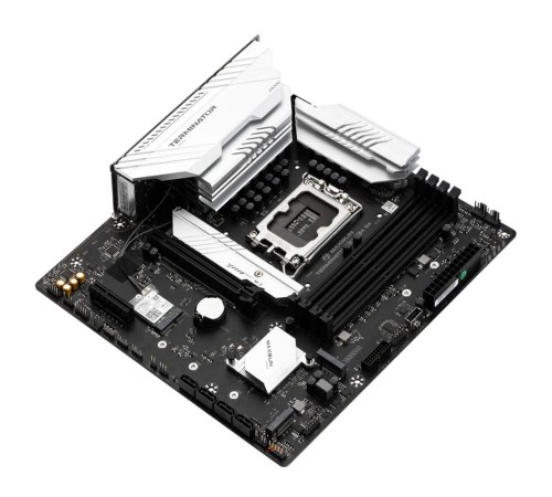 Материнская плата Maxsun Terminator B760M D4 WIFI6E 1700, B760, 4xDDR4, 1xPCIEx16,1xPCIEx4,3xM.2, Front1xType-C,2xUSB3,2xUSB2, Rear2xUSB3,6xUSB2, 4xSATA3, 2,5GLan, HDMI+DP, mATX, RTL