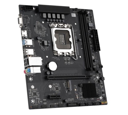 Материнская плата Maxsun Challenger B760M-F 1700, B760, 2xDDR4, 1xPCIEx16,1xPCIEx1,1xM.2, Front2xUSB3,2xUSB2, Rear2xUSB3,4xUSB2, 3xSATA3, 1GLan, VGA+HDMI, mATX, RTL