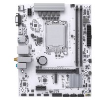 Материнская плата Maxsun H610M 666 WIFI 1700, H610, 2xDDR4, 1xPCIEx16,1xPCIEx1,1xM.2, Front2xUSB3,2xUSB2, Rear3xUSB2,2xUSB3, 3xSATA3, 1GLan, VGA+HDMI, mATX, RTL