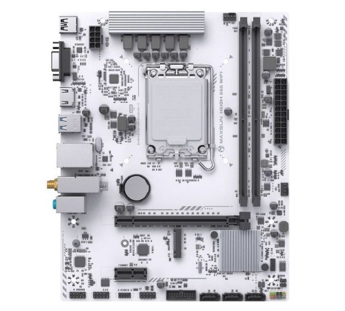 Материнская плата Maxsun H610M 666 WIFI 1700, H610, 2xDDR4, 1xPCIEx16,1xPCIEx1,1xM.2, Front2xUSB3,2xUSB2, Rear3xUSB2,2xUSB3, 3xSATA3, 1GLan, VGA+HDMI, mATX, RTL