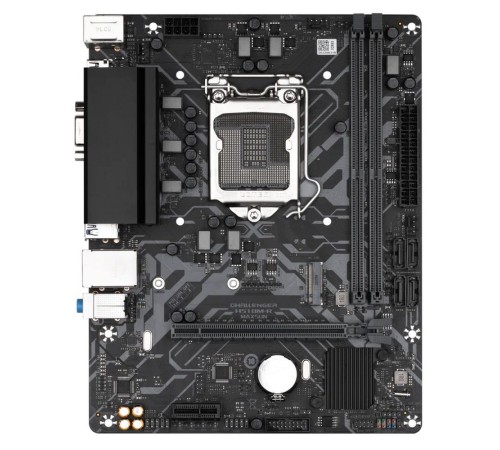 Материнская плата Maxsun Challenger H510M-R 1200, H510, 2xDDR4, 1xPCIEx16,1xPCIEx1,1xM.2, Front2xUSB3,2xUSB2, Rear4xUSB2,2xUSB3, 4xSATA3, 1GLan, VGA+HDMI, mATX, RTL