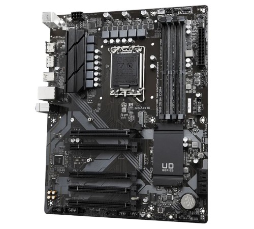 Материнская плата GIGABYTE B760 DS3H DDR4, LGA1700, B760, 4*DDR5, DP+HDMI,  4 SATA 6 Гб/с, M2, Audio, Gb LAN, USB 3.2, USB 2.0, Type-C, COM*1 port, ATX (B760 DS3H DDR4)