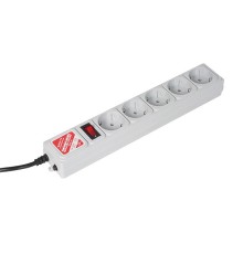 Сетевой фильтр Power Cube B, 5.0м, 5 розеток, серый (SPG-B-15)