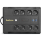 Exegate EX293855RUS ИБП ExeGate NEO NNB-1000.LED.AVR.8SH.CH <1000VA/650W, LED, AVR, 8*Schuko, 4*USB-порта для зарядки, Black>