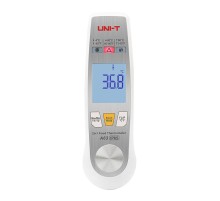 Инфракрасный диапазон измерения: 40℃-300℃; Диапазон измерения зонда: -50℃-300℃; измерение температуры 2-в-1; светодиодная сигнализация; проверка HACCP; T1-T2 (разница температур)