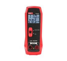 Тестер светодиодов UNI-T UT659A Выходное напряжение (300 В); Выходной ток (30 мА); Непрерывность [Выходное напряжение: 5 В (постоянный ток); Измерение сопротивления: 0~99,9 Ом]; Диапазон входного сигнала (от 85 В до 265 В при 50/60 Гц); Функция подсветки