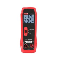 Тестер светодиодов UNI-T UT659A Выходное напряжение (300 В); Выходной ток (30 мА); Непрерывность [Выходное напряжение: 5 В (постоянный ток); Измерение сопротивления: 0~99,9 Ом]; Диапазон входного сигнала (от 85 В до 265 В при 50/60 Гц); Функция подсветки