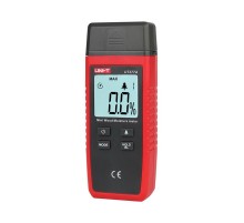 Измеритель влажности древесины UNI-T UT377A Измерение влажности древесины (2~40%;); Частота обновления (2 раза/с); Авто-выключение; Индикация низкого заряда батареи; Категории древесины(4); Коррекция температуры окружающей среды