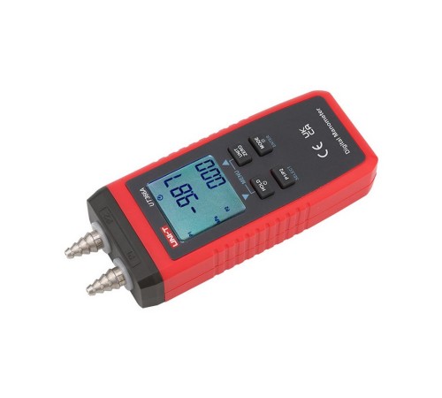 Цифровой манометр UNI-T UT366A Измерение давления кПа, мбар, бар, фунт/кв.дюйм, мм рт.ст., дюйм вод. ст., дюйм ртутного столба, озин2, кгсм2, фут вод. Авто-выключение; Тип ЖК-дисплея: FSTN