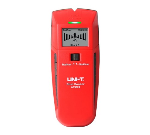 Детектор стен UT387A Сканирование: черные металлы (19 мм); Цветные металлы(19мм); Медные жилы (живые)(50мм); Дерево (19 мм)]; Толстое сканирование [Черные металлы (28,5 мм); Цветные металлы (28,5 мм); Медные жилы (живые)(50мм); Дерево (28,5 мм)]