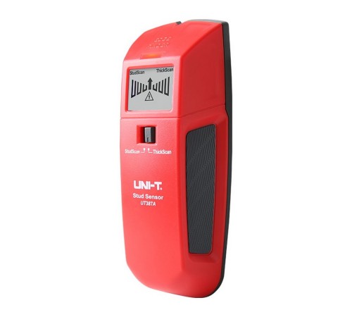 Детектор стен UT387A Сканирование: черные металлы (19 мм); Цветные металлы(19мм); Медные жилы (живые)(50мм); Дерево (19 мм)]; Толстое сканирование [Черные металлы (28,5 мм); Цветные металлы (28,5 мм); Медные жилы (живые)(50мм); Дерево (28,5 мм)]