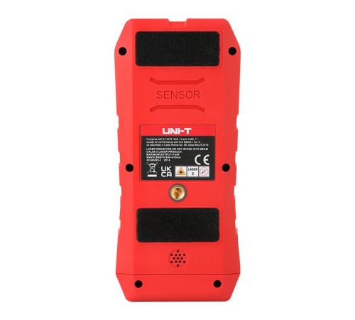 Детектор проводки UNI-T UT387S с лазерной рулеткой и измерителем влажности древисины Черные металлы(100мм); Цветные металлы(80мм); Дерево (38 мм); Электрический провод переменного тока (40 мм); Лазерное расстояние (40 м); Влажность древесины (6%~40%)