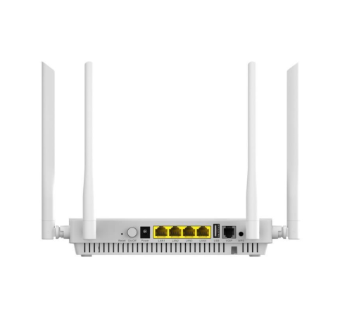 Абонентский терминал BO ONU GPON, 4 порта 10/100/1000Base-T, 1 порт POTS, WiFi 6 Абонентский терминал BO ONU GPON, 4 порта 10/100/1000Base-T, 1 порт POTS, WiFi 6
