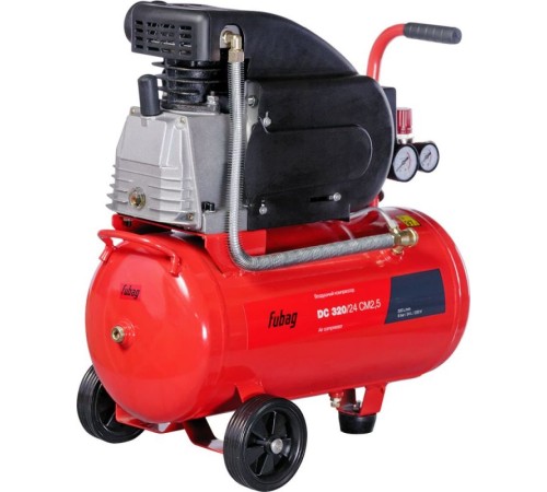 Компрессор поршневой Fubag DC 320/24 CM2.5 масляный 320л/мин 24л 1800Вт красный/черный Компрессор поршневой Fubag DC 320/24 CM2.5 масляный 320л/мин 24л 1800Вт красный/черный