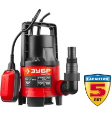 Садовый насос дренажный Зубр НПГ-М1-550 550Вт 9600л/час