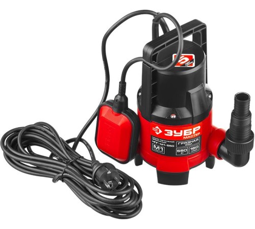 Садовый насос дренажный Зубр НПГ-М1-550 550Вт 9600л/час