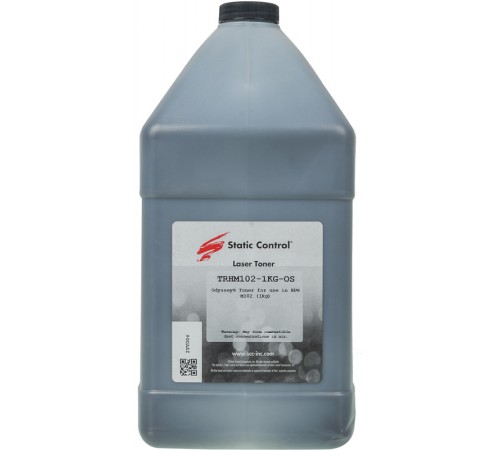 Тонер Static Control TRHM102-1KG-OS черный флакон 1000гр. для принтера HP LJ M104/M132
