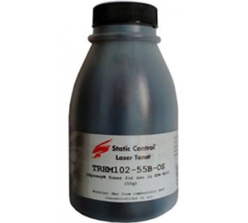 Тонер Static Control TRHM102-55B-OS черный флакон 55гр. для принтера HP LJ M104/M132