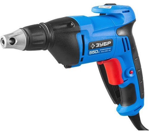 Шуруповерт Зубр ЗСШ-550-45 550Вт патрон:держатель бит