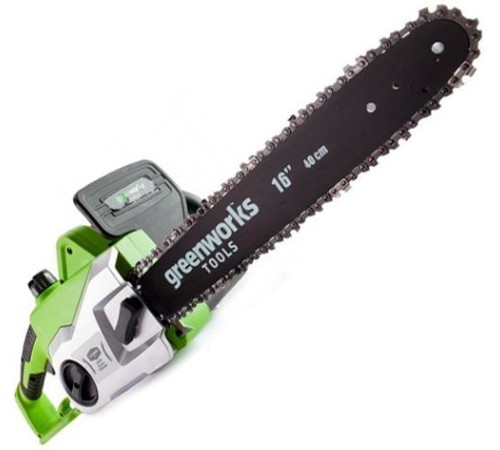 Электрическая цепная пила Greenworks GCS1840 1800Вт дл.шин.:16" (40cm) Электрическая цепная пила Greenworks GCS1840 1800Вт дл.шин.:16" (40cm)