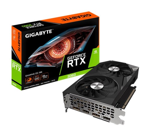 RTX3060 GAMING OC 8GB GDDR6 128bit 2xHDMI 2xDP 2FAN RTL