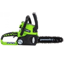 Электрическая цепная пила Greenworks G24CS25 дл.шин.:10" (25cm)