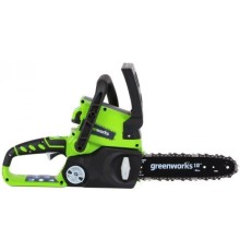 Электрическая цепная пила Greenworks G24CS25 дл.шин.:10" (25cm)