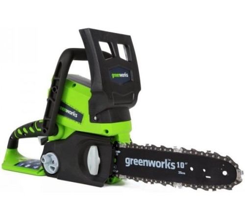 Электрическая цепная пила Greenworks G24CS25 дл.шин.:10" (25cm) Электрическая цепная пила Greenworks G24CS25 дл.шин.:10" (25cm)