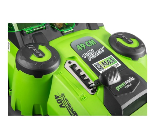 Газонокосилка роторная Greenworks G40LM49DBK4 (2500207VB)