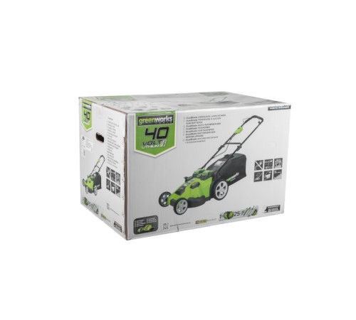 Газонокосилка роторная Greenworks G40LM49DBK4 (2500207VB)