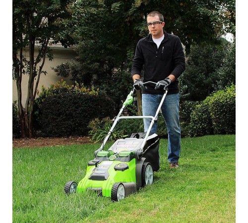 Газонокосилка роторная Greenworks G40LM49DBK4 (2500207VB)