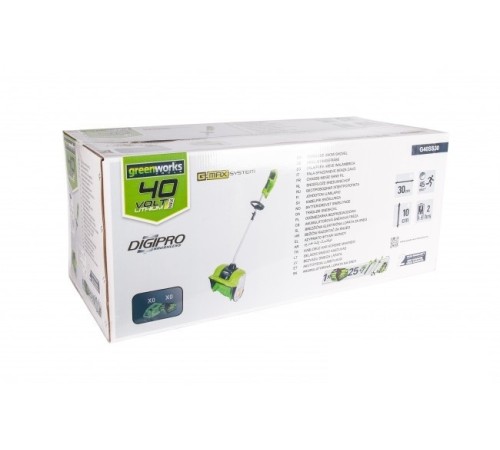 Снегоуборщик электр. Greenworks GD40SSK2 Снегоуборщик электр. Greenworks GD40SSK2
