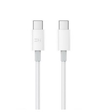 USB кабель ZMI USB-кабель USB-C to USB-C cable 5A (1.5m) white 100W (ZMKAL08ECNWH)