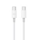 USB кабель ZMI USB-кабель USB-C to USB-C cable 5A (1.5m) white 100W (ZMKAL08ECNWH)
