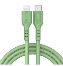 USB кабель ZMI USB-кабель ZMI GL870 Type-C to Lightning silicone Cable （1m） green (ZMKGL870CNGR)
