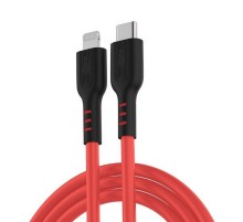 USB кабель ZMI USB-кабель ZMI GL870 Type-C to Lightning silicone Cable （1m） red