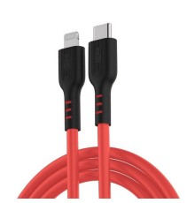USB кабель ZMI USB-кабель ZMI GL870 Type-C to Lightning silicone Cable （1m） red