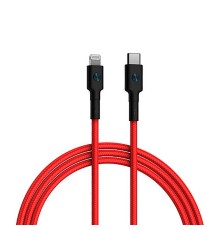 USB кабель ZMI USB-кабель ZMI AL875 USB Type-c to Lightning PP braided Cable 1.5m red (ZMKAL875CNRD)