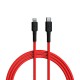 USB кабель ZMI USB-кабель ZMI AL875 USB Type-c to Lightning PP braided Cable 1.5m red (ZMKAL875CNRD)