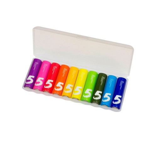 Прочее ZMI Батарейки ZI5 AA501 AA rainbow alkaline battery (10pcs) (ZMKAA501CNCM)