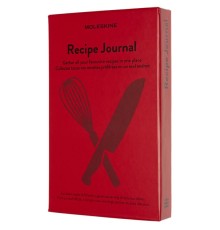 Блокнот Moleskine PASSION RECIPE PASRECP Large 130х210мм 400стр. подар.кор. красный