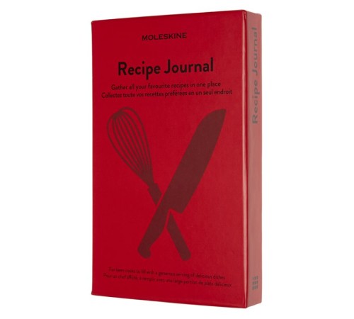 Блокнот Moleskine PASSION RECIPE PASRECP Large 130х210мм 400стр. подар.кор. красный Блокнот Moleskine PASSION RECIPE PASRECP Large 130х210мм 400стр. подар.кор. красный