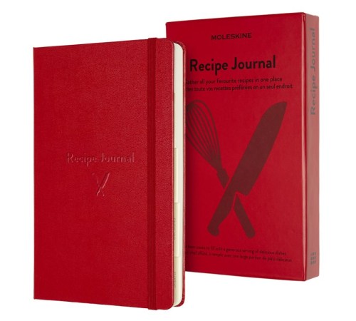 Блокнот Moleskine PASSION RECIPE PASRECP Large 130х210мм 400стр. подар.кор. красный Блокнот Moleskine PASSION RECIPE PASRECP Large 130х210мм 400стр. подар.кор. красный