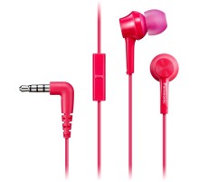 Гарнитура вкладыши Panasonic RP-TCM115GC 1.2м розовый проводные в ушной раковине (RP-TCM115GCP)