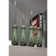Набор отверток "Home Series Green" Deli HT1004L 4шт SL5x100+SL6x150+PH1x100+PH2x150, эксклюзивный дизайн, рукоятка из высококачественного софттач пластика
