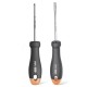 Набор отверток "Home Series Gray" Deli HT1002C 2шт SL5x100+PH1x100, эксклюзивный дизайн, рукоятка из высококачественного софттач пластика