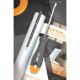 Двухсторонняя отвертка "Home Series Gray" Deli HT1055C SL5+PH1, длина жала 100мм, эксклюзивный дизайн, рукоятка из высококачественного софттач пластика