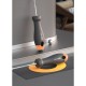 Шлицевая отвёртка "Home Series Gray" Deli HT1105C 5x100мм Эксклюзивный дизайн, рукоятка из высококачественного софттач пластика