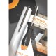 Шлицевая отвёртка "Home Series Gray" Deli HT1105C 5x100мм Эксклюзивный дизайн, рукоятка из высококачественного софттач пластика