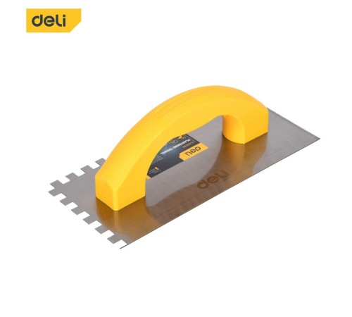 Отделочный инструмент Deli Кельма зубчатая прямоугольная Deli DL509310 230х100мм